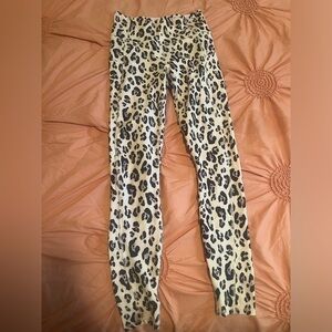 Fabletics Snow Leopard Print Leggings